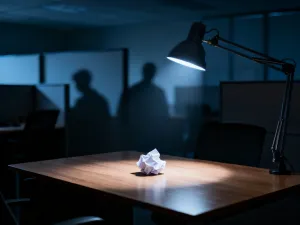 Zestaw wysokiej jakości gadżetów firmowych, takich jak koszulka, kubek i notatnik, wyeksponowanych na drewnianym stole.
